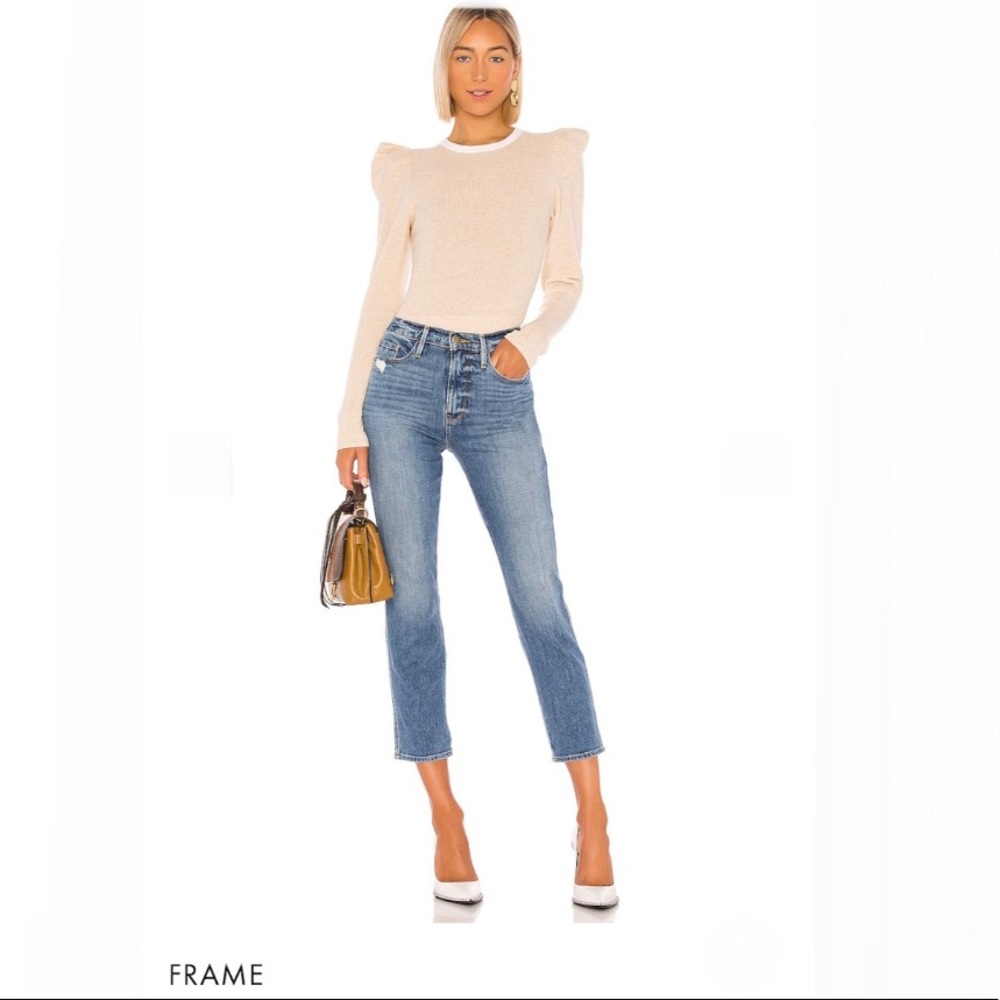 FRAME Rib Feminine Sweater